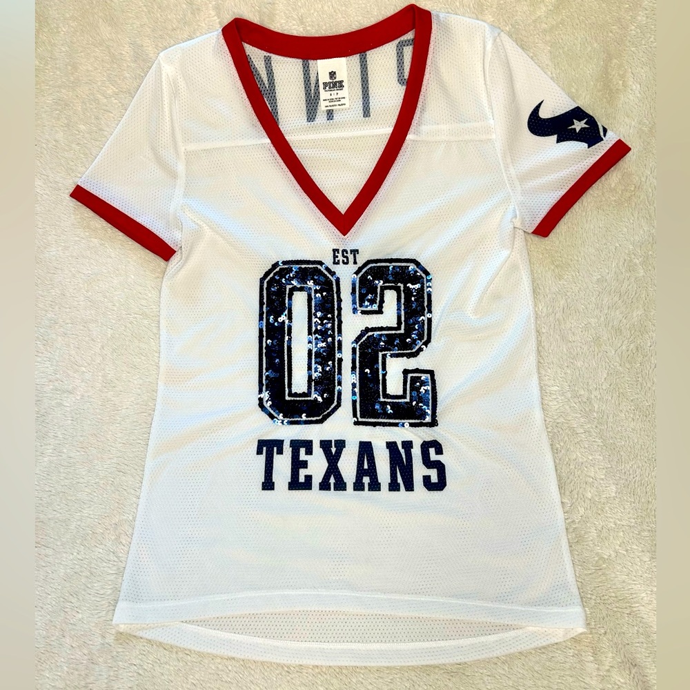 Sequined Houston Texans Jersey by Victoria’s Secret Pink - SMALL